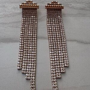 Kendra Scott Olympia rose gold earrings